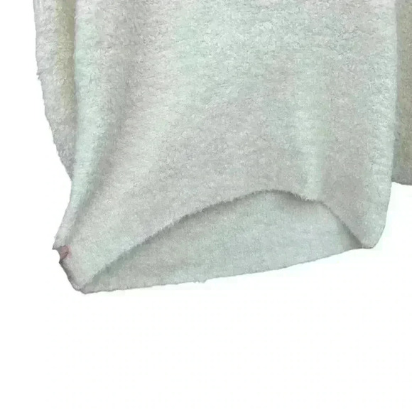 💥HP💥Free People NWOT Teddy Sweater Tunic Size Medium in Sugar Swirl ( Ivory) - Picture 7 of 10